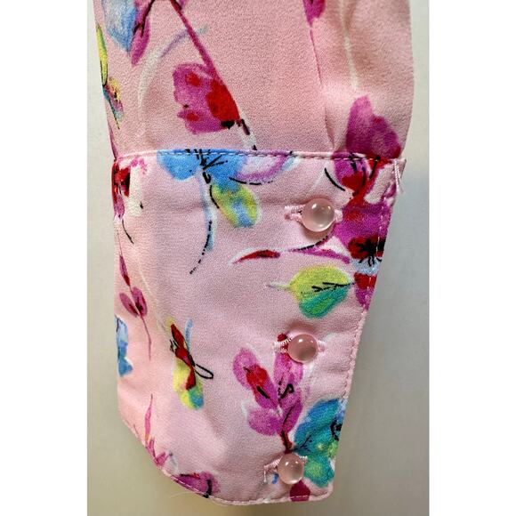 Nanette Lepore Size 6 Button down Floral Dress Western Prairie Rodeo Cottage - Picture 11 of 16